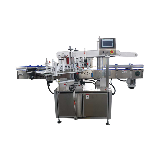 automatic double sides non-dry sticker labeling equipment 