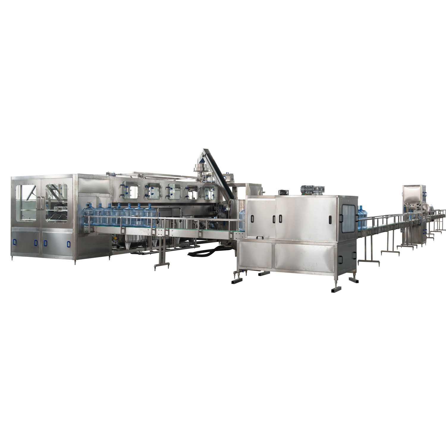 900BPH automatic 5gallon barrel drinking pure water filling production line 